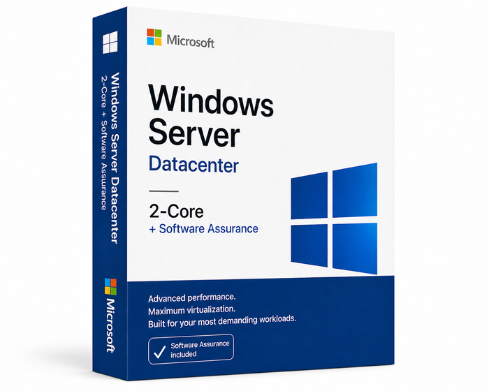 Microsoft Windows Server Datacenter 2 Core + Software Assurance